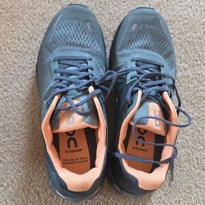 On Running Cloudace Women's Shoes - Blue and Peach